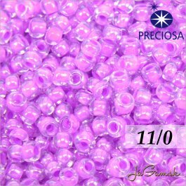 Rokajl Preciosa 11/0 ružová-priehľadná10 g (11062)